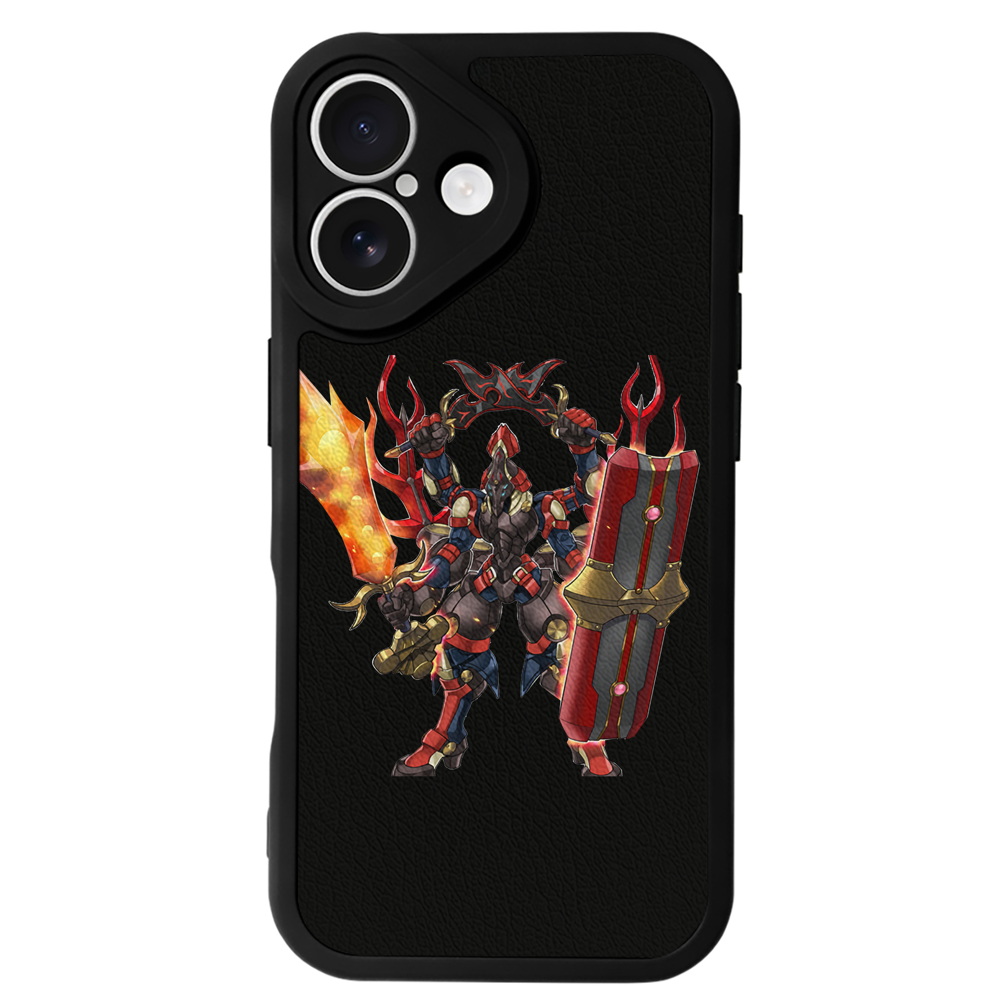 （画像用） 遊☆戯☆王 Yu-Gi-Oh! 【iPhone 16シリーズ対応】シリコンスマホケース（レザー調） 材質：シリコン